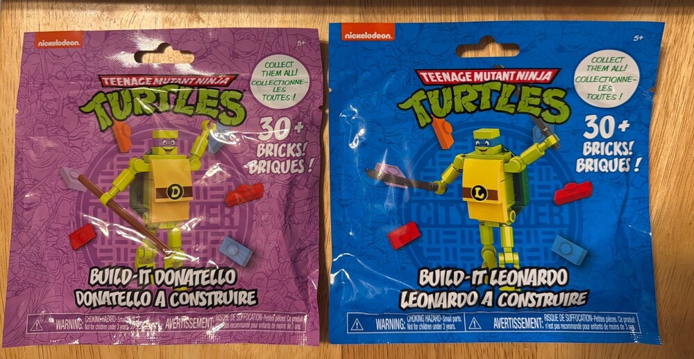 Nickelodeon JustPlay Teenage Mutant Ninja Turtles Build-It Leonardo & Donatello